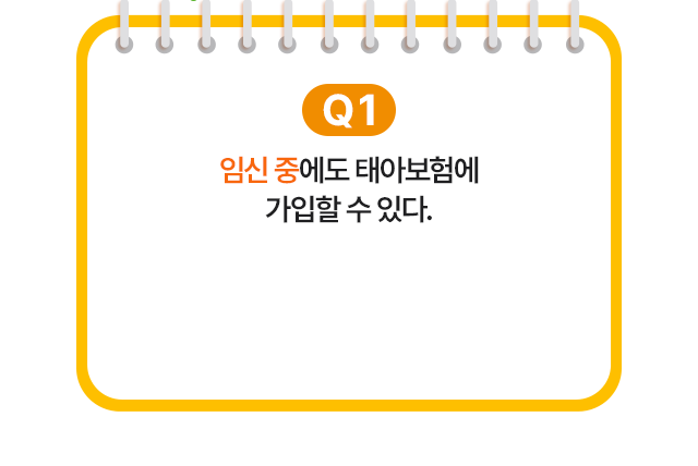 임신 중에도 태아보험에 가입할 수 있다.