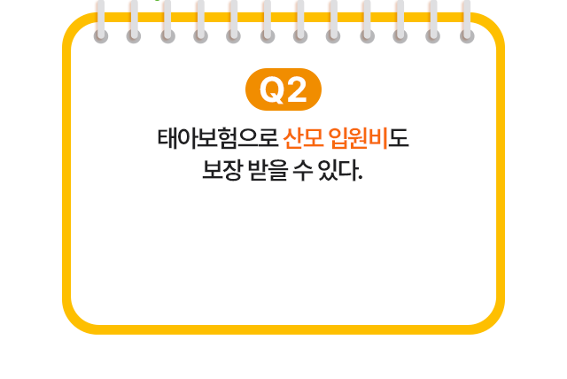 태아보험으로 산모 입원비도 보장 받을 수 있다.