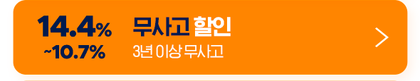 14.4% ~10.7% 무사고 할인 3년 이상 무사고 